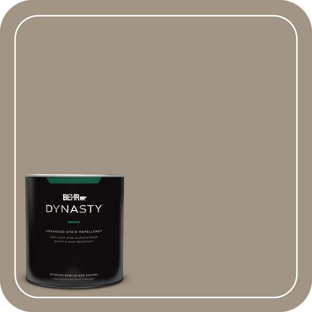 1 qt. #BNC-24 Shadow Taupe Semi-Gloss Enamel Interior Stain-Blocking Paint and Primer price history on PriceWatchPro