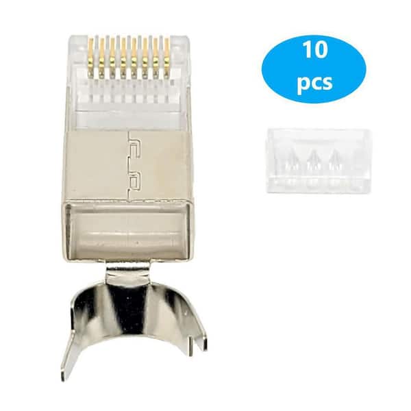 Micro Connectors, Inc 250 ft. CAT 6 Solid STP Outdoor 23AWG Bulk Ethernet  Cable Blue TR4-560BLOU-250 - The Home Depot
