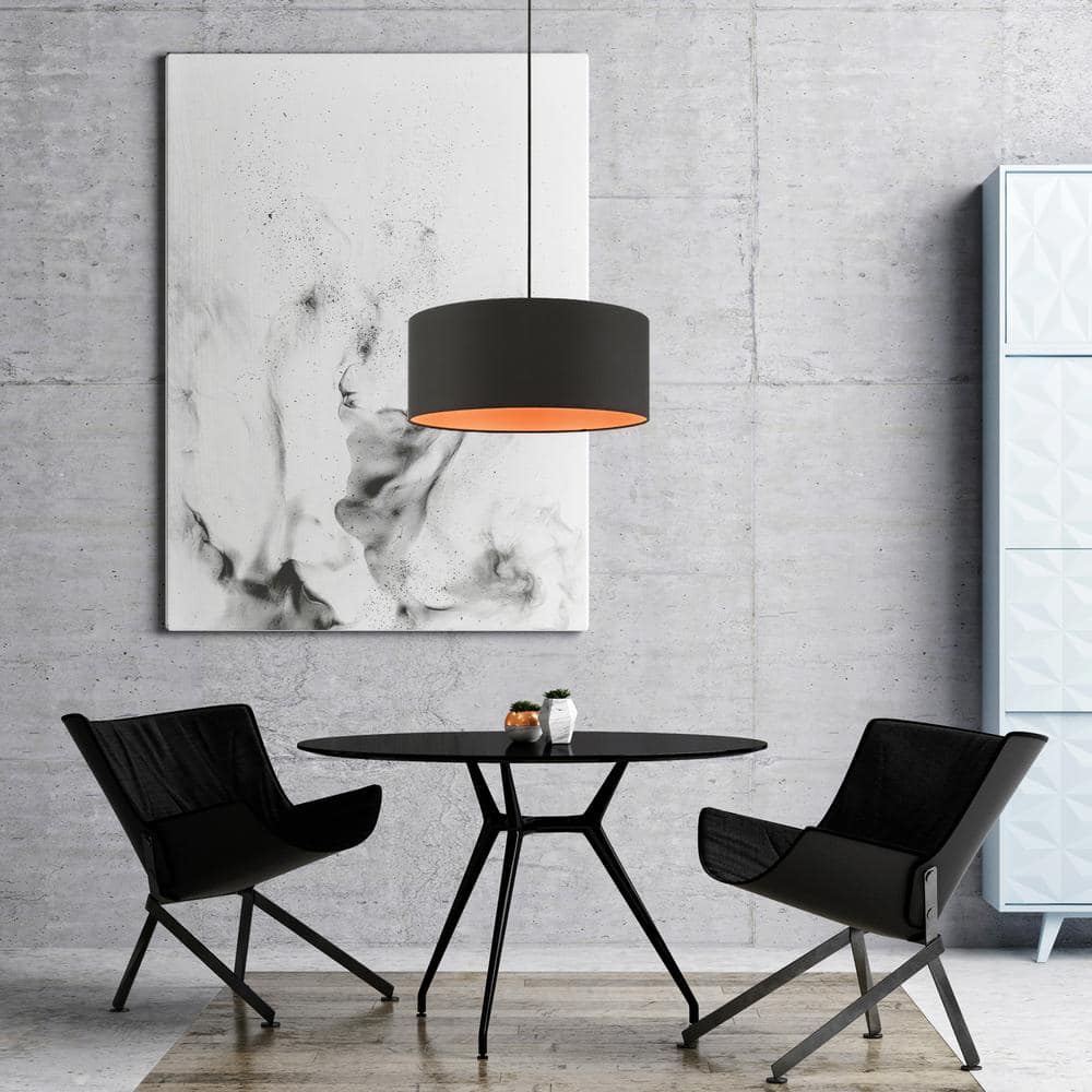 Sentosa 18" Brushed Nickel Indoor/Outdoor 3-Light LED Drum Pendant