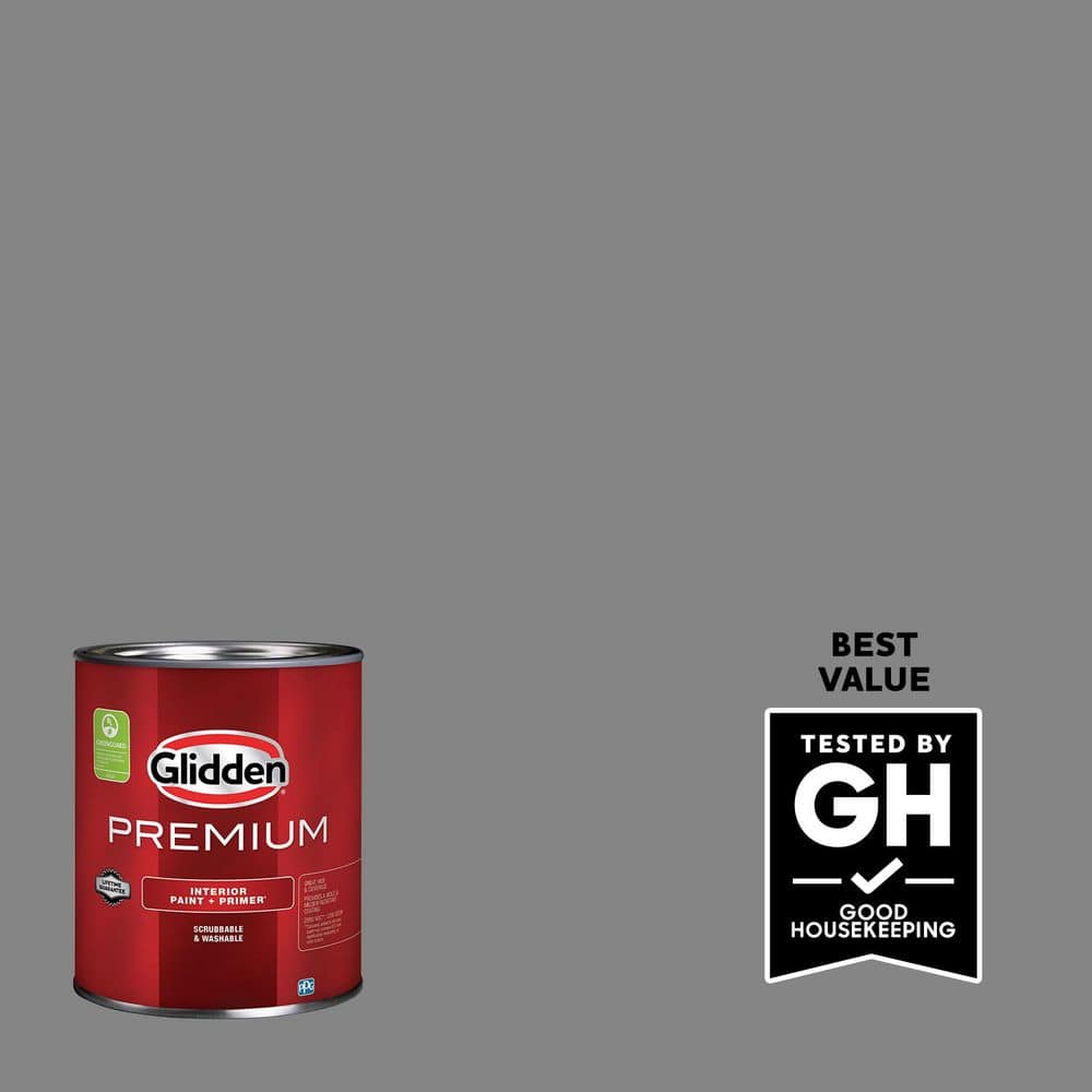 1 qt. PPG1001-5 Dover Gray Semi-Gloss Interior Latex Paint price history on PriceWatchPro