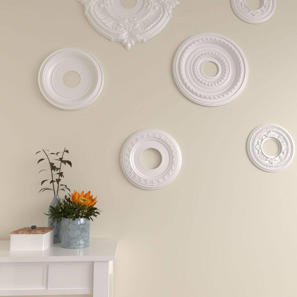 Jet Black Polyurethane Jackson Ceiling Medallion