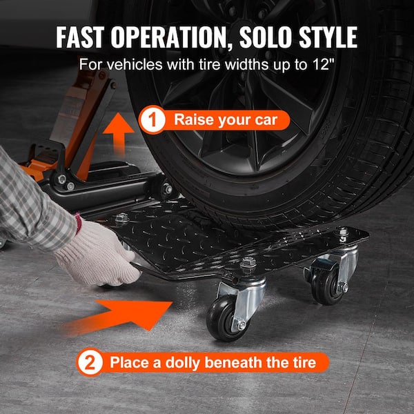SKYSHALO Wheel Dolly, 6000 lbs. Car Moving Dolly, Wheel