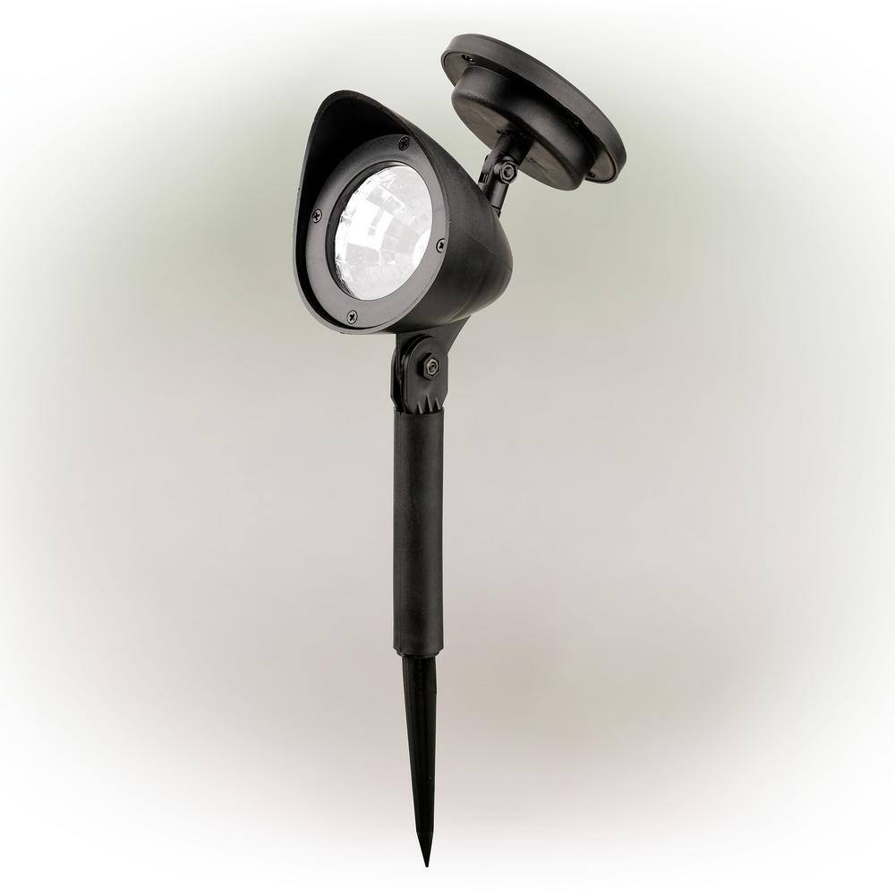 Black Solar Powered LED Pathway Light Set of 6