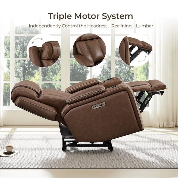 Spruce & Spring Corin Brown Zero-Gravity Triple Motors Leather