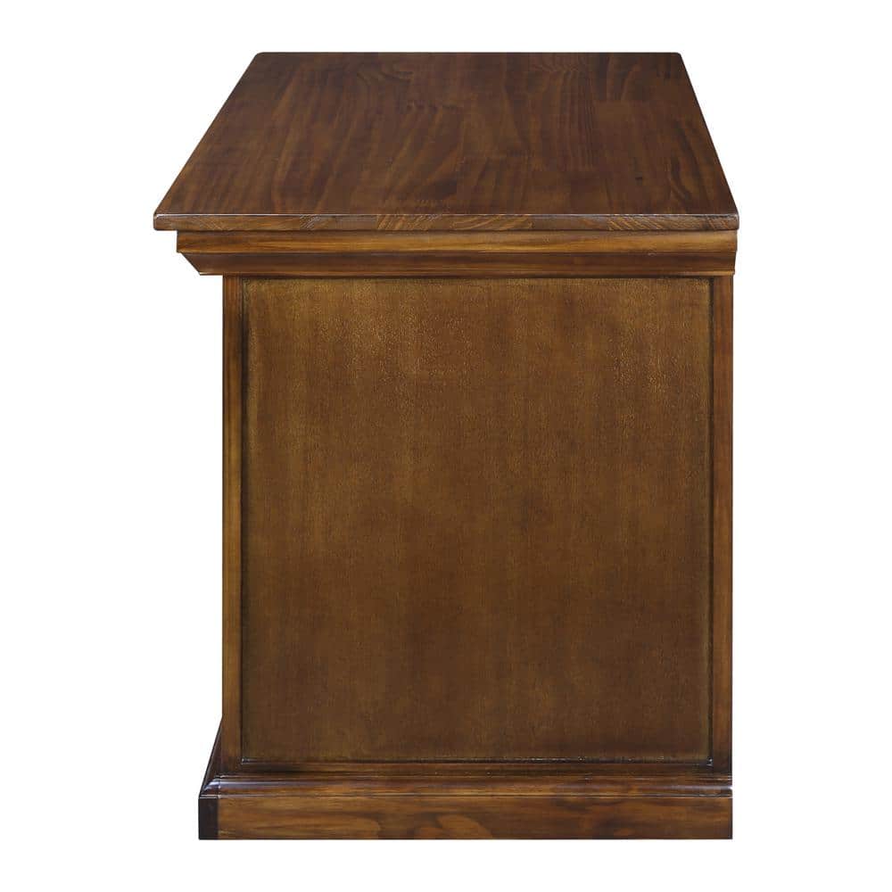Lincoln 20" Mocha Solid Wood Nightstand with Concealed Drawer
