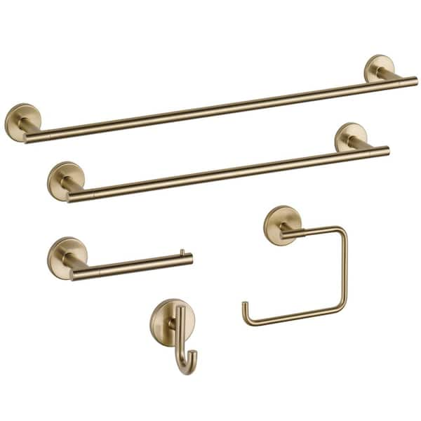 Trinsic 24 in. Towel Bar in Champagne Bronze