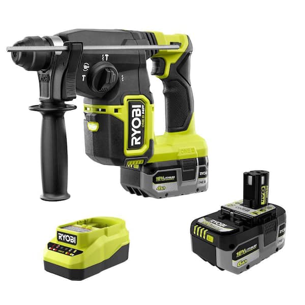 RYOBI ONE+ HP 18V Brushless Cordless 1 in. SDS Rotary Hammer Kit