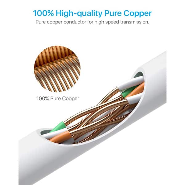 ZOSI 65 ft. High Speed Cat 5e Ethernet Cable Network RJ45 Wire