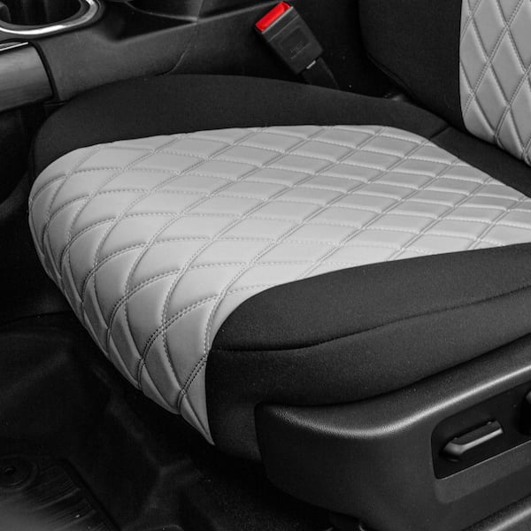 FH Group Neoprene Custom Fit Seat Covers for 2019-2023 Chevrolet Silverado 1500 2500HD 3500HD WT to Custom to LT