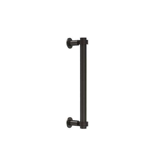 Allied Brass Contemporary 12 in. Back to Back Shower Door Pull with Dotted Accent in Oil Rubbed Bronze