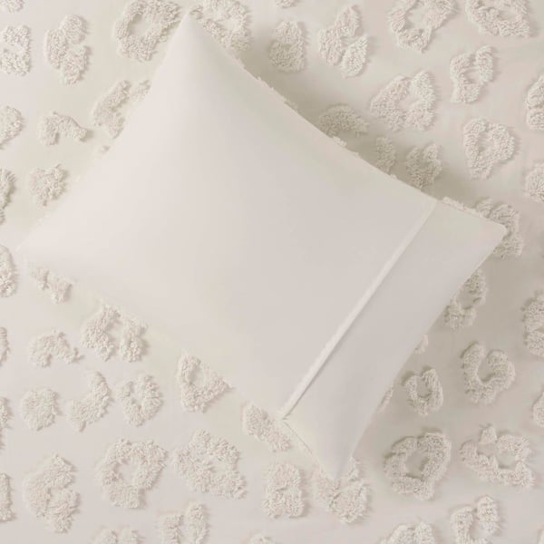 Intelligent Design Sophie 3-Piece Off-White Polyester King/Cal