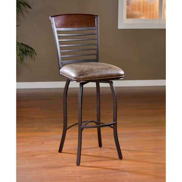 American Heritage Stefano 30 in. Coco Cushioned Bar Stool