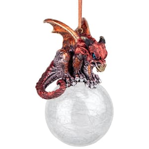 3.5 in. The Pensive Percher Dragon 2018 Collectible Holiday Ornament