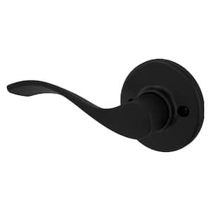 Balboa Matte Black Left-Handed Half-Dummy Door Handle featuring Microban Technology