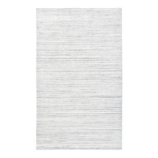Solo Rugs Deloris Contemporary Light Gray 5 ft. x 8 ft. Handmade Area Rug