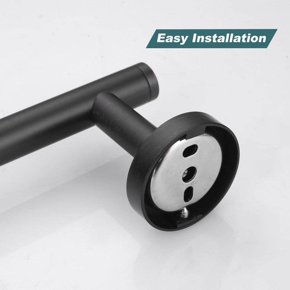 24 Inch Oil Rubbed Bronze Wall Mounted Towel Bar
