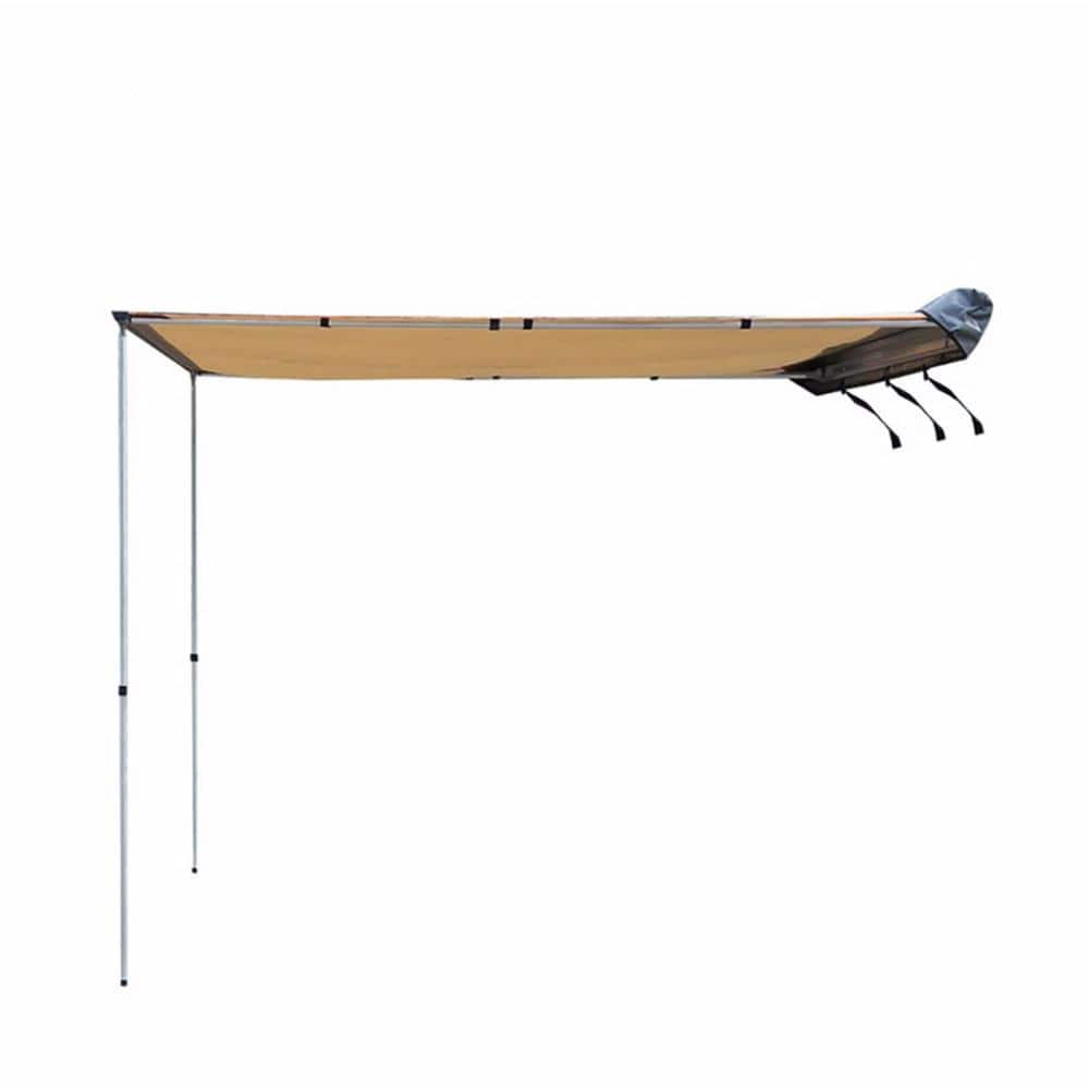  6 ft. W x 6 ft. W Carport Canopy with Water/UV Fighting Material and A Simple Open Design