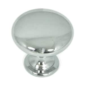 1.25 in. Polished Chrome Round Cabinet Knob