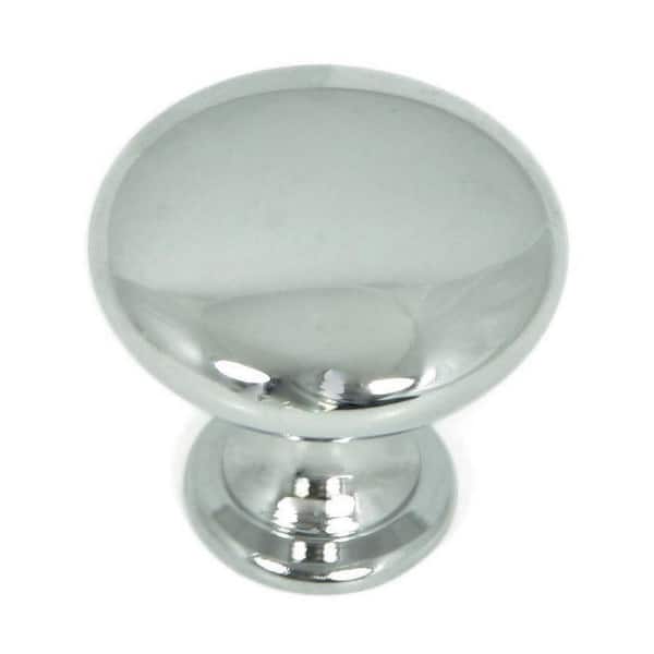 Stone Mill Hardware 1.25 in. Polished Chrome Round Cabinet Knob (Pack of 10)