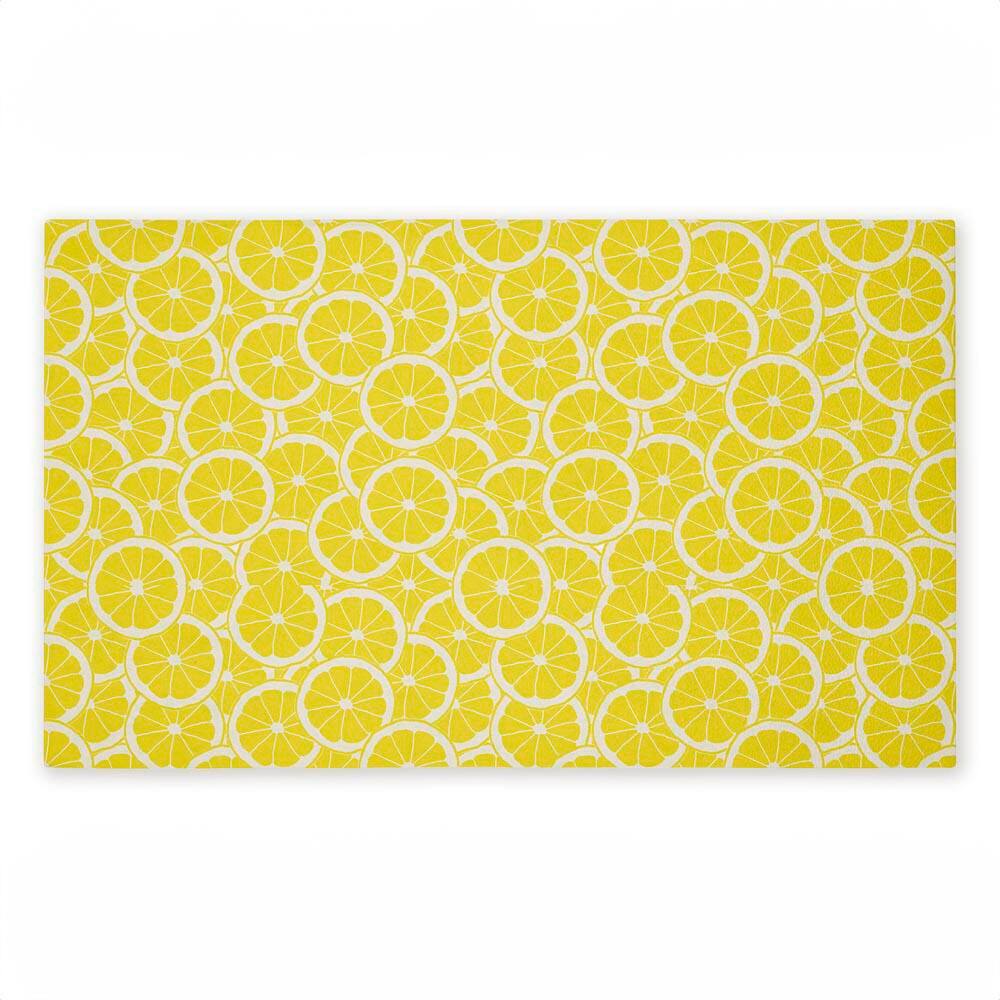 Zesty Lemons Everywhere Yellow 18 in. x 30 in. Polyester Non-Slip Outdoor Door Mat price history on PriceWatchPro