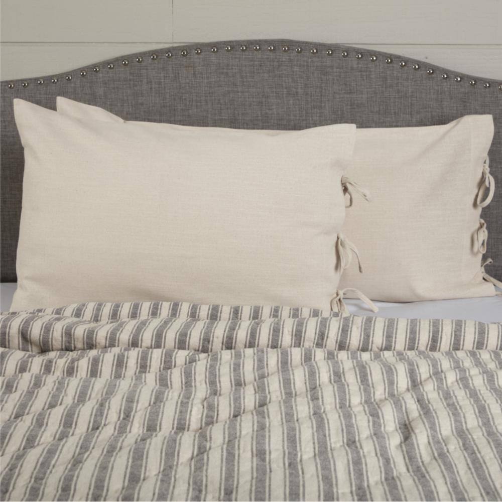 VHC Brands Market Place Natural Standard Sham Set of 2
