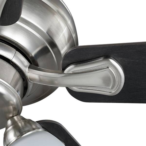 Indoor LED Brushed Nickel Ceiling Fan 