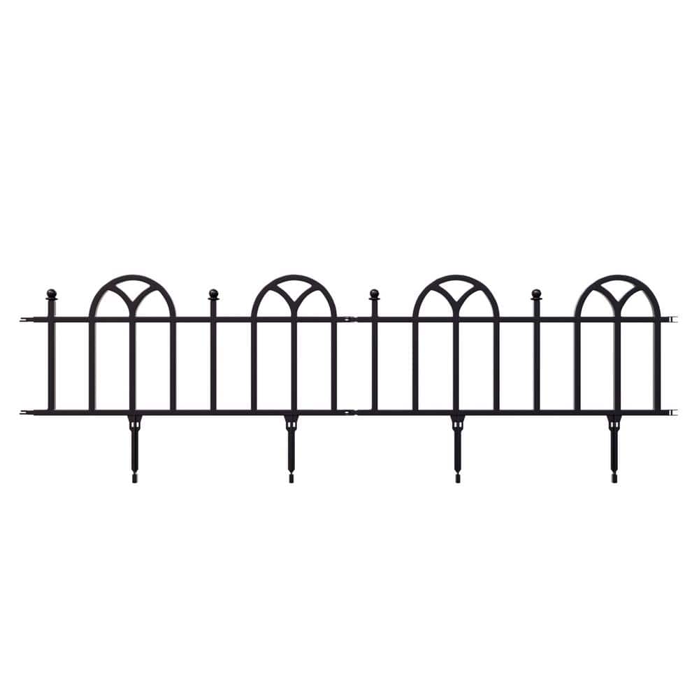 Plastic Garden Fence 5,8m Boarder Lawn Palisade Edge Patio Fencing TERRA KRR 