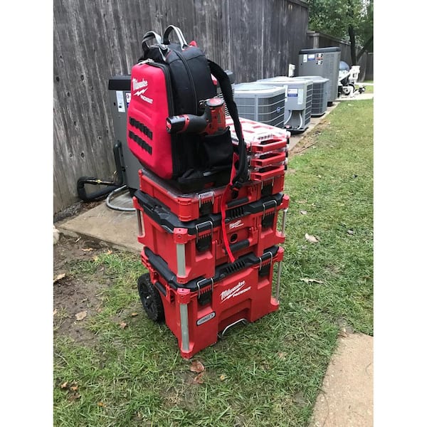 Milwaukee - PACKOUT 5-Compartment Low-Profile Compact Small Parts Organizer