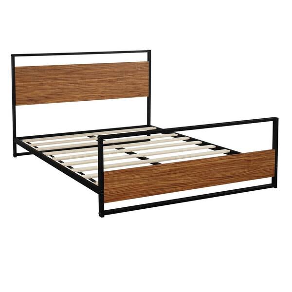 Platform Bed With Headboard, How To Make Full Size Platform Bed