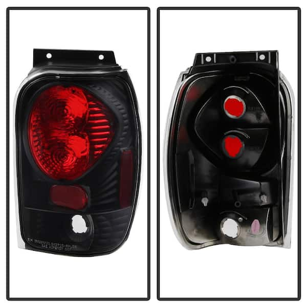 Ford Explorer 98-01 (Except 2001 Sport & Sport Trac) / Mercury Mountaineer  97-01 Euro Style Tail Lights - Black