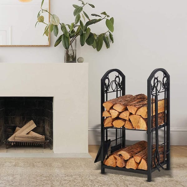 Fireplaces, Stoves & Accessories Firewood Stand Firewood Rack Fireplace