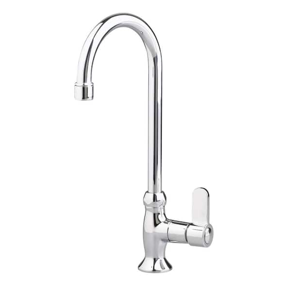 American Standard Heritage Single-Handle Bar Faucet with Metal Lever Handles in Polished Chrome