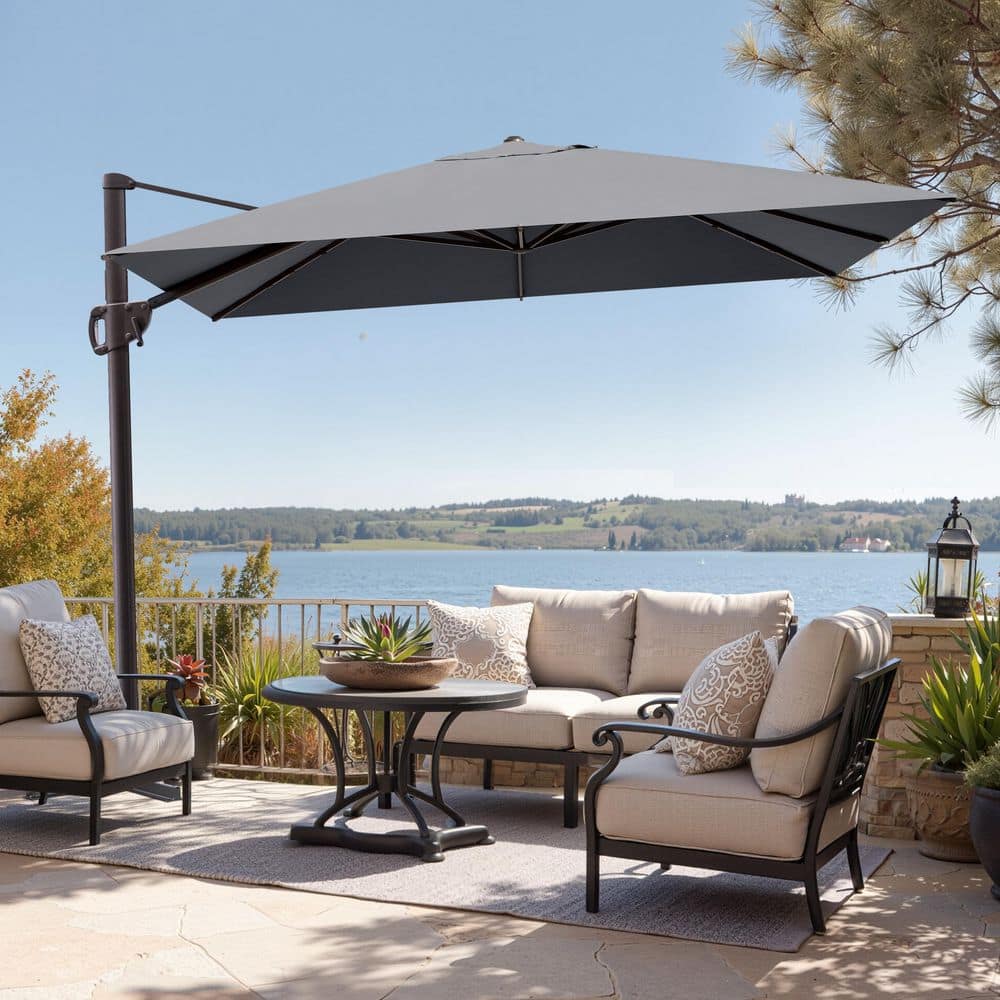cantilever patio umbrella sam's club 11 ft Replacement Canopy Upgrade your outdoor space with this cantilever umbrella for reliable Crestlive Products 11-ft Aluminum Navy