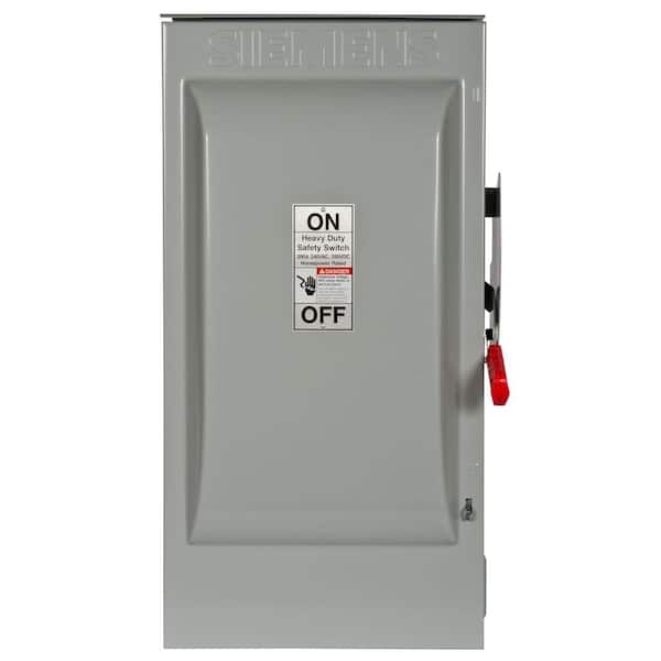Heavy Duty 200 Amp 240-Volt 2-Pole Outdoor Fusible Safety Switch