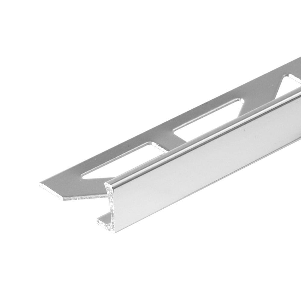 DUROSOL 0.375 in. D x 98.5 in. W x 98.4 in. L High Gloss Silver Profile Molding and Transition Trim price history on PriceWatchPro