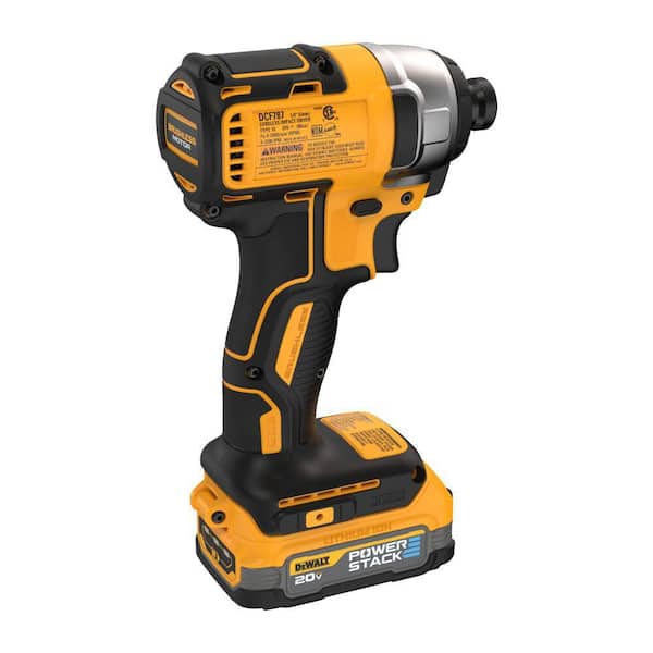 DEWALT - 20V MAX Lithium-Ion Brushless Cordless 1/4 in. Impact Driver Kit with 1.7 Ah Battery and Charger