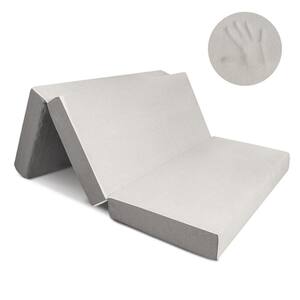 Tri Folding 6 in. Queen Memory Foam Firm Mattress