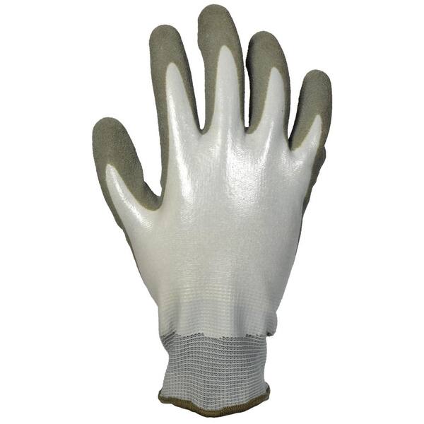 Digz Men's Large Water Resistant Sandy Nitrile Dip Glove (2-Pair)