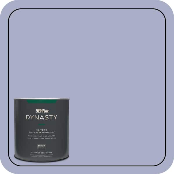BEHR DYNASTY 1 qt. #S540-3 Meadow Phlox Semi-Gloss Enamel Exterior Stain-Blocking Paint & Primer