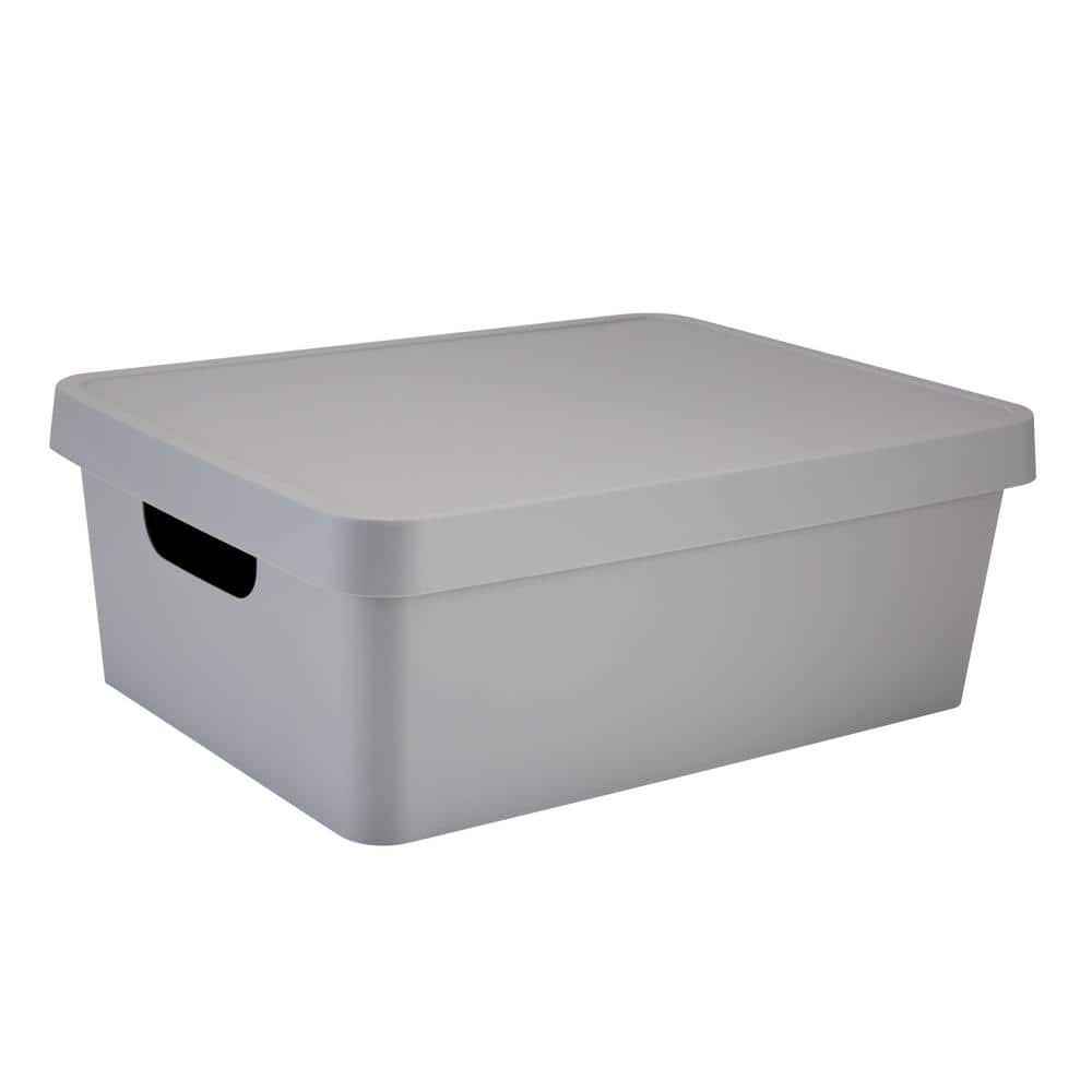 Medium Vinto Storage Box with Lid in Grey price history on PriceWatchPro