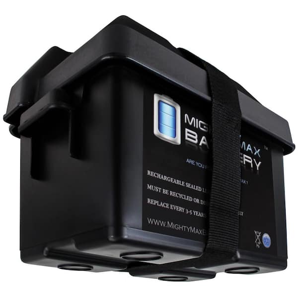 small battery booster box Amazon.com: POWO Carlife Battery Box for 30Ah/20Ah/10Ah, Waterproof Battery  Box with Anderson Plug and Dual QC3.0, 12V Marine Case 30Amp Connectors for  Lifepo4, RV, Camping, Boat, Trailers, Hunting : Automotive main image 1