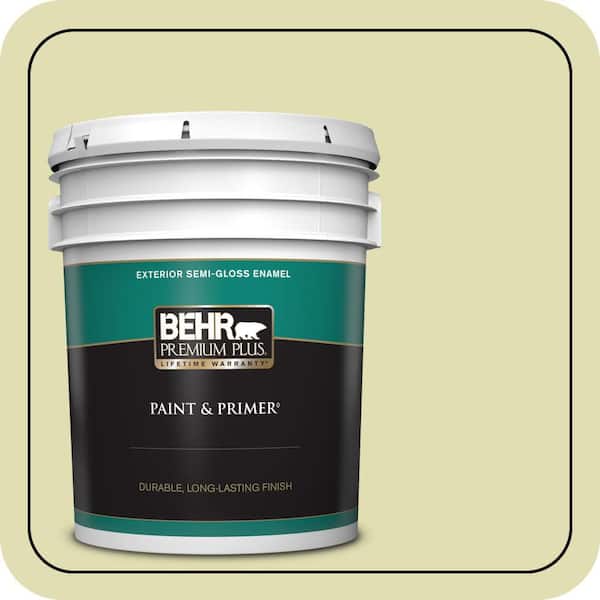 BEHR PREMIUM PLUS 5 gal. #M340-3A Modern Zen Semi-Gloss Enamel Exterior Paint & Primer
