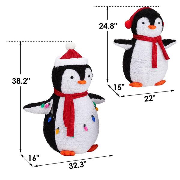 Amazon.com: Light Up Christmas Penguin Decoration Led Light