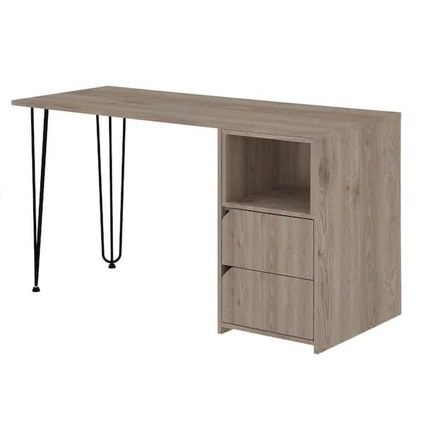 oak colour corner desk