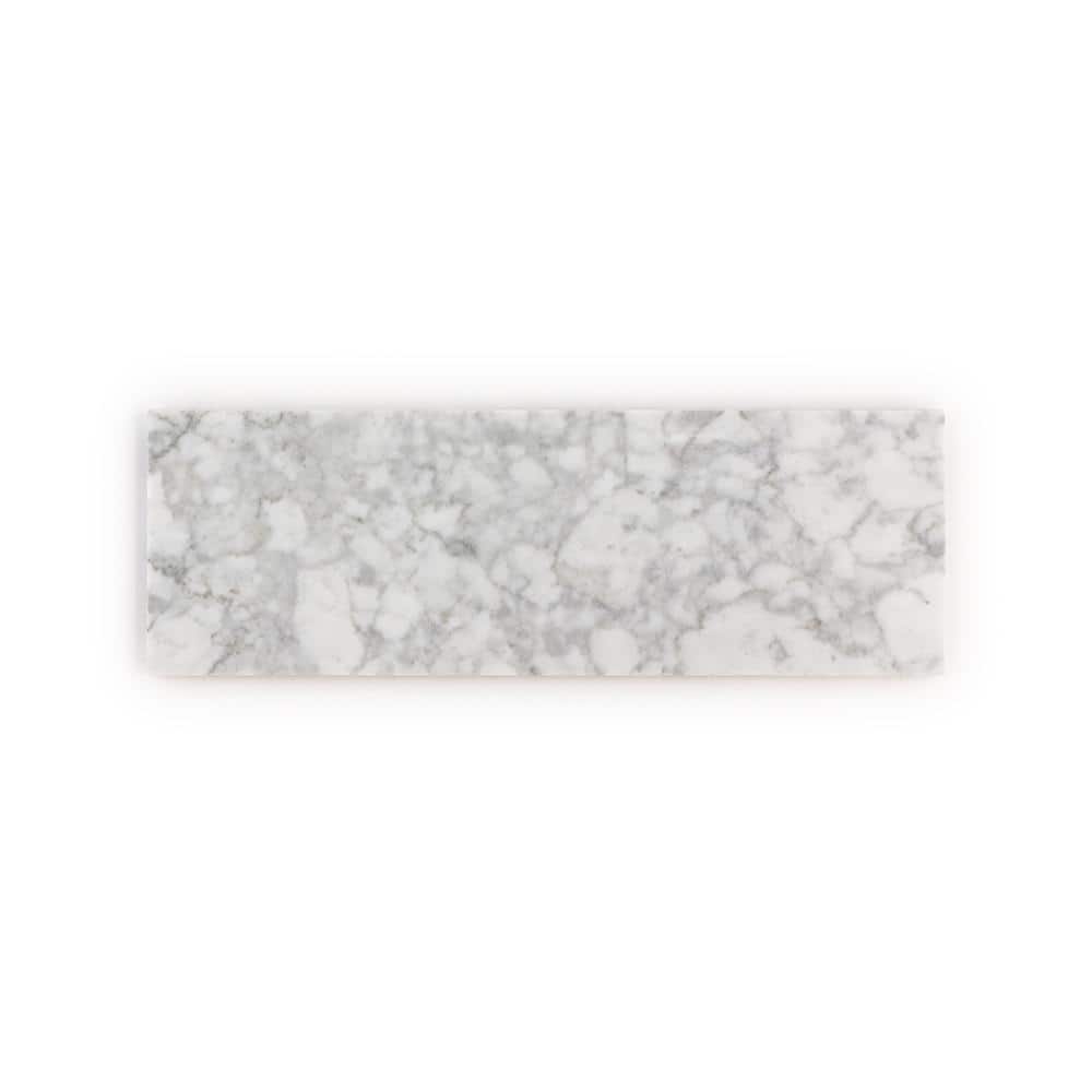 Venato White 6 in x 18 in Honed Subway Marble Wall and Floor Tile (7.5 Sq. Ft./Case) price history on PriceWatchPro