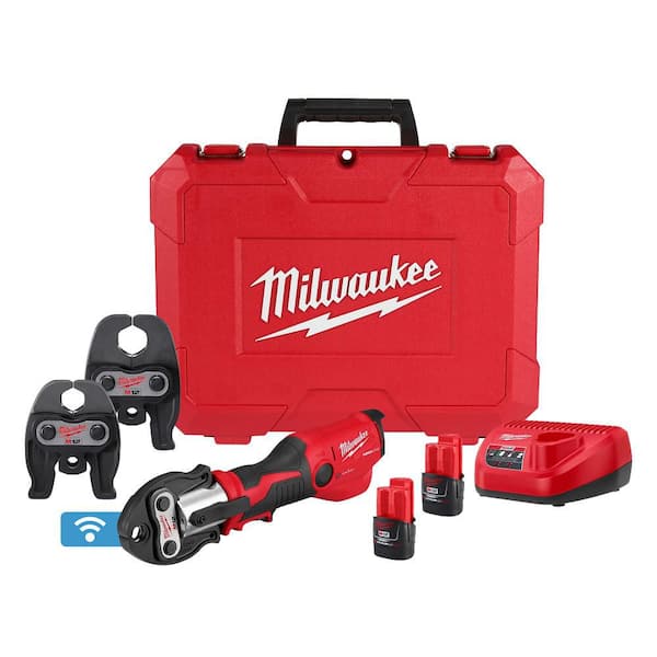 a♡ Milwaukee M12 12-Volt Lithium-Ion FORCE LOGIC Press Tool Kit w