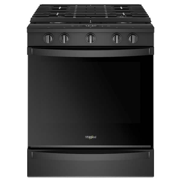 Whirlpool Gas Range (WEG750H0HB) - Black