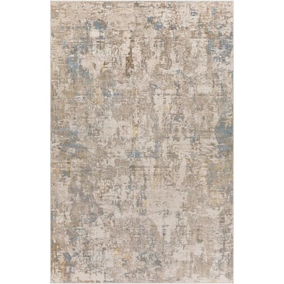Artistic Weavers Roswell Taupe/Gray Abstract 7 ft. x 9 ft. Indoor Area Rug