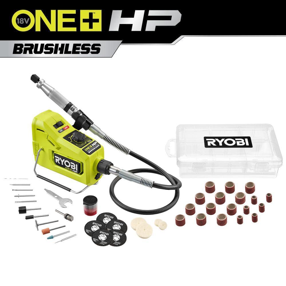 RYOBI ONE+ 18V Cordless Rotary Tool Station Kit with 2.0 Ah Battery and  Charger PCL480K1 - The Home Depot
