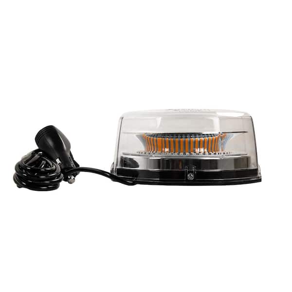 Blazer International LED Low-Profile Emergency Alert Beacon with Clear Lens and Amber Lights